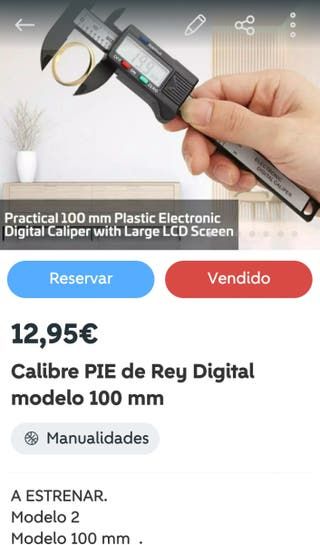 Calibre Pie de Rey A ESTRENAR en FUENGIROLA