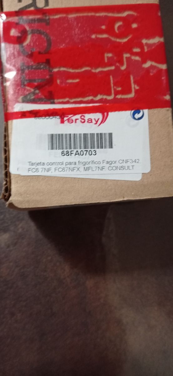 PLACA PARA NEVERA FAGOR