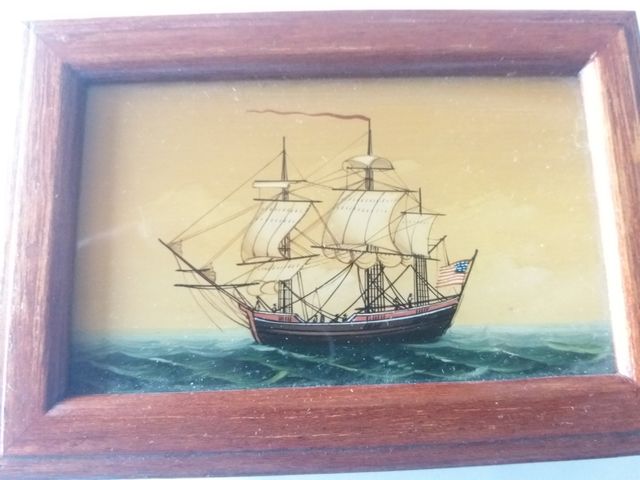 scatola in legno decorata