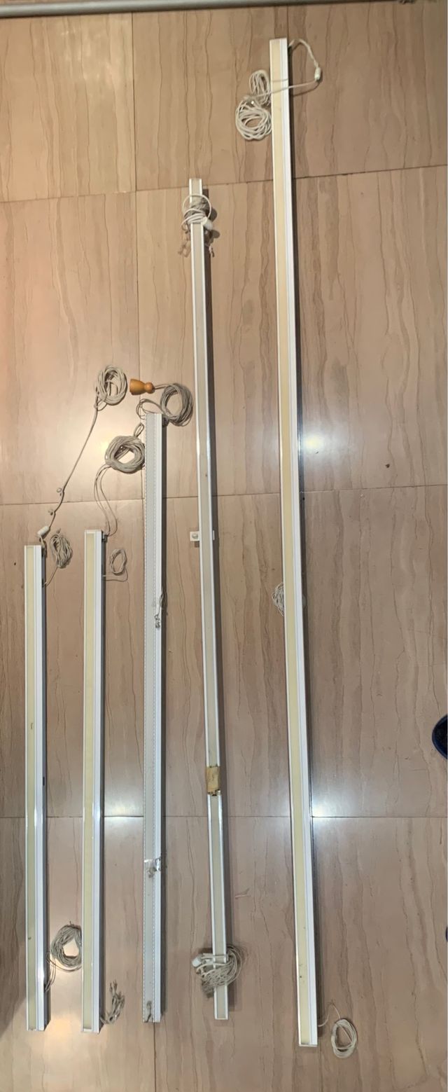 Riel de cortinas de diferentes medidas