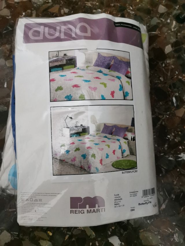 funda nórdica y colcha de piqué de 90