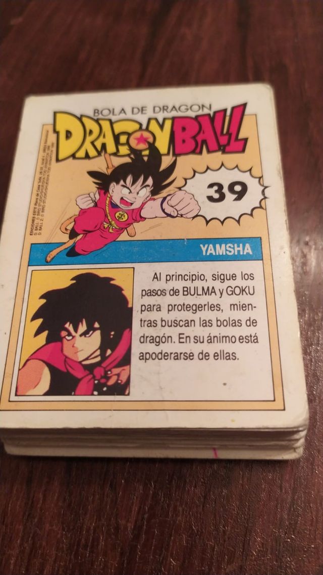 Colección cromos Dragon Ball 1989