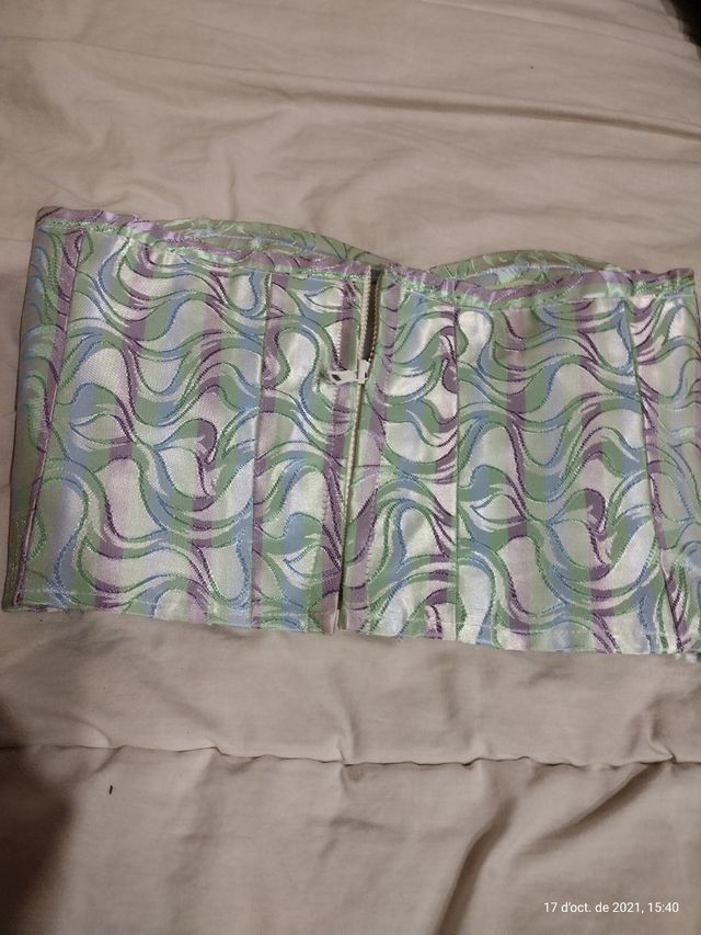 conjunto top y falda