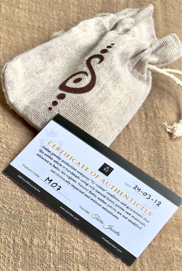 Pulsera de ámbar báltico 6 colores