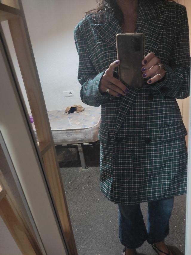 Blazer/ Vestido cuadros