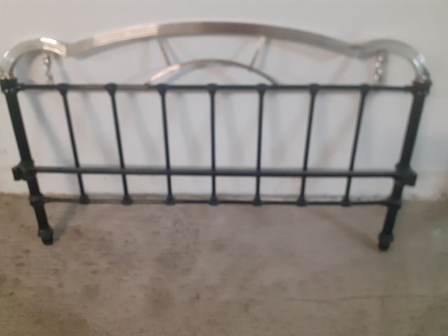 cabecero   y piecero  hierro 