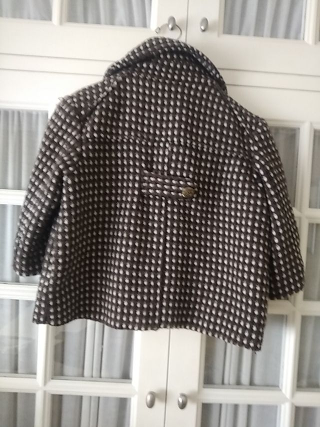 chaquetón corto entretiempo de lana