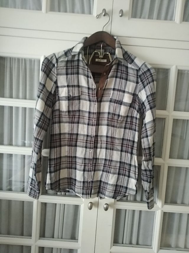 camisa cuadros Massimo Dutti