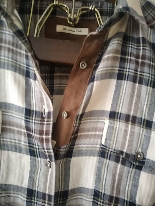 camisa cuadros Massimo Dutti