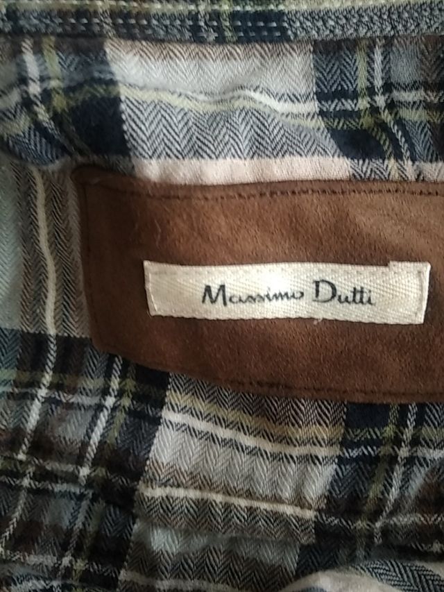 camisa cuadros Massimo Dutti