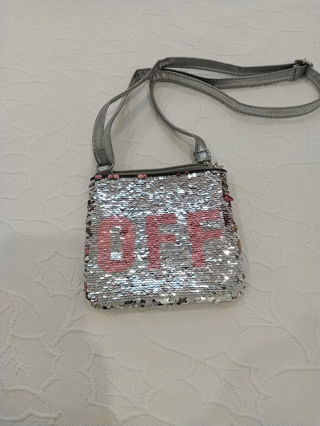 bolso bandolera de lentejuelas