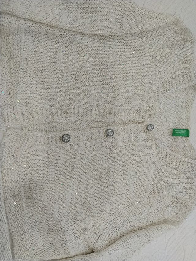 Chaqueta con brillo de Benetton T,7/8