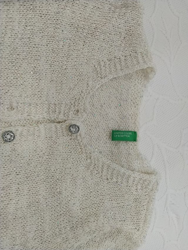 Chaqueta con brillo de Benetton T,7/8