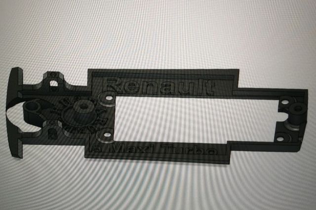 Chasis 3D para Renault 5 Maxi turbo Scalextric