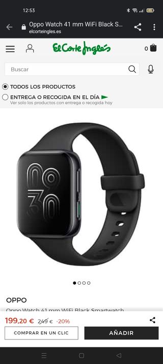OPPO watch de segunda mano por 160 EUR en Ontígola en WALLAPOP