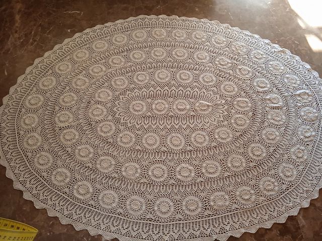 Tapete de ganchillo.