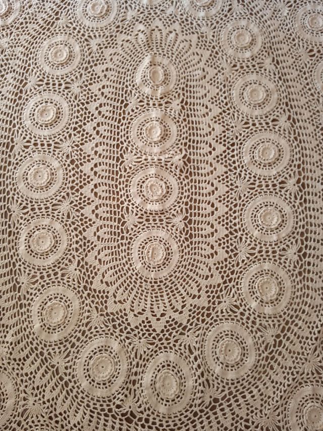 Tapete de ganchillo.