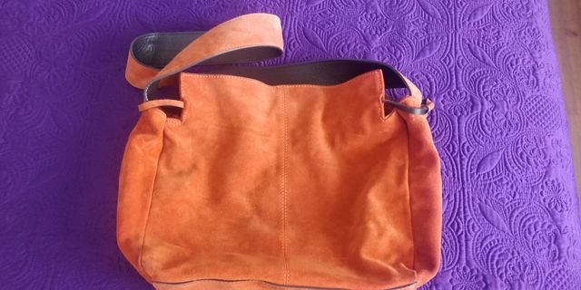 Bolso saco piel Zara