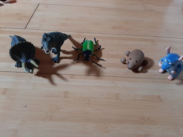 Dinosauri,topolini e scarafaggio