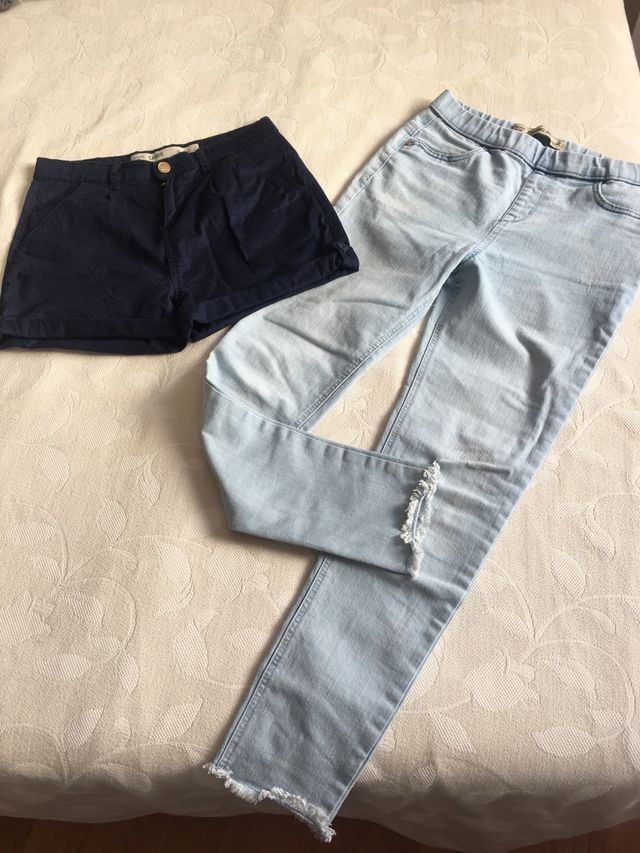 Lote pantalones 13-14 años