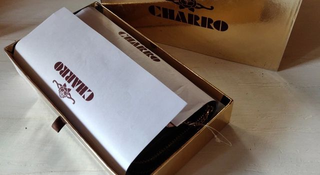 Portafogli da donna, multiscomparto, nero, Charro