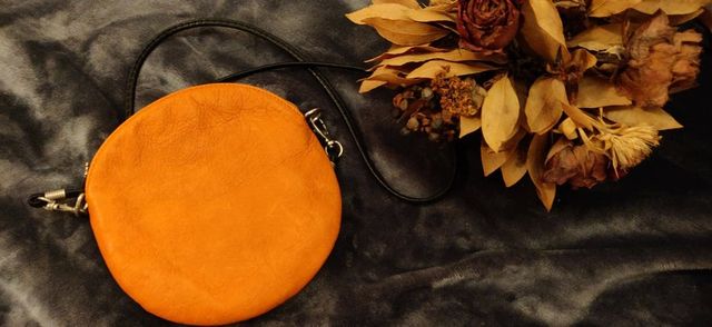 Borsetta tracolla, di pelle, Genuine Leather