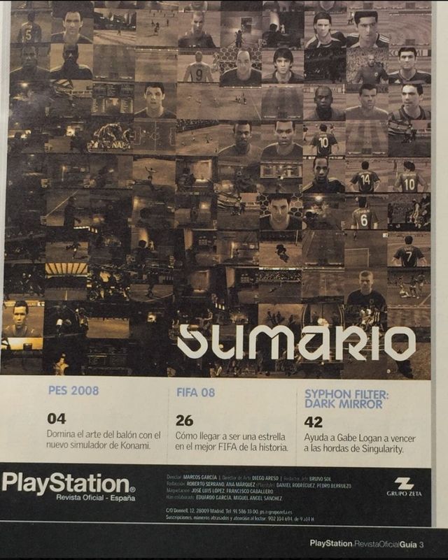 FIFA Y PRO EVOLUTION SOCCER 2008 - SYPHON FILTER