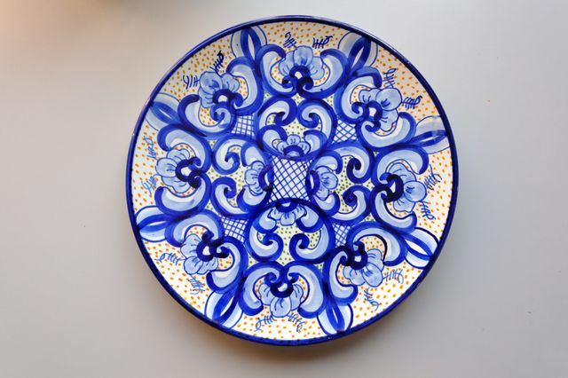 PLATO CERÁMICA DECORATIVO 30 CM.
