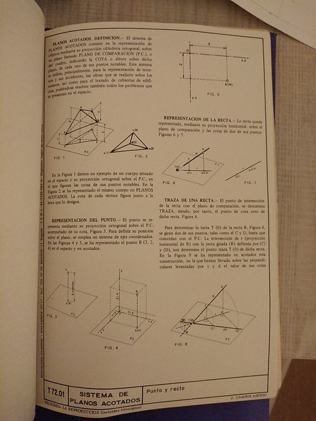 Láminas de dibujo y sistemas de representación