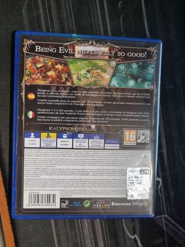 Dungeons 3 Extremely Evil Edition Ps4