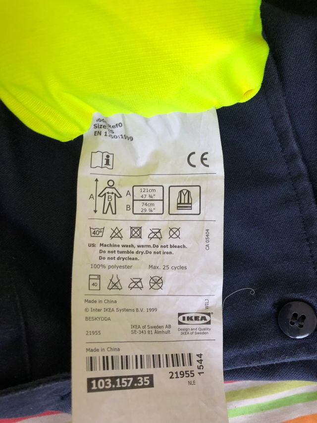 Chaleco reflectante niñ@ (121 altura)