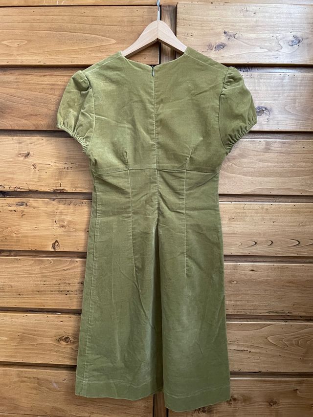 Vestido terciopelo entallado talla S