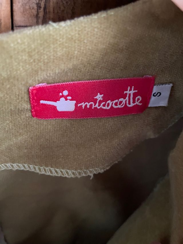 Vestido terciopelo entallado talla S