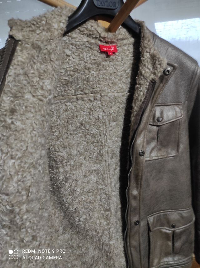 Cazadora Polipiel con forro borreguillo, Adolfo Do