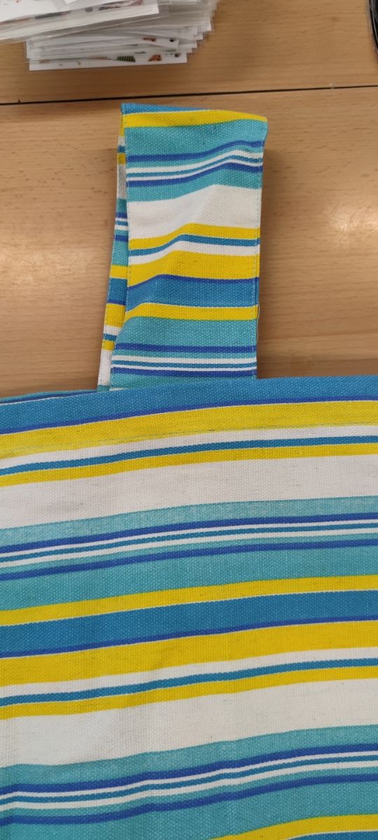 cortina infantil confeccionada