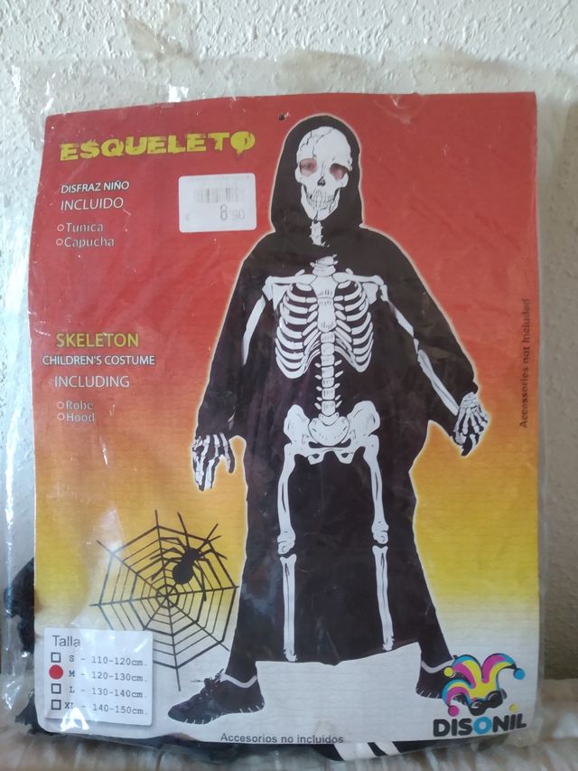 Disfraz esqueleto