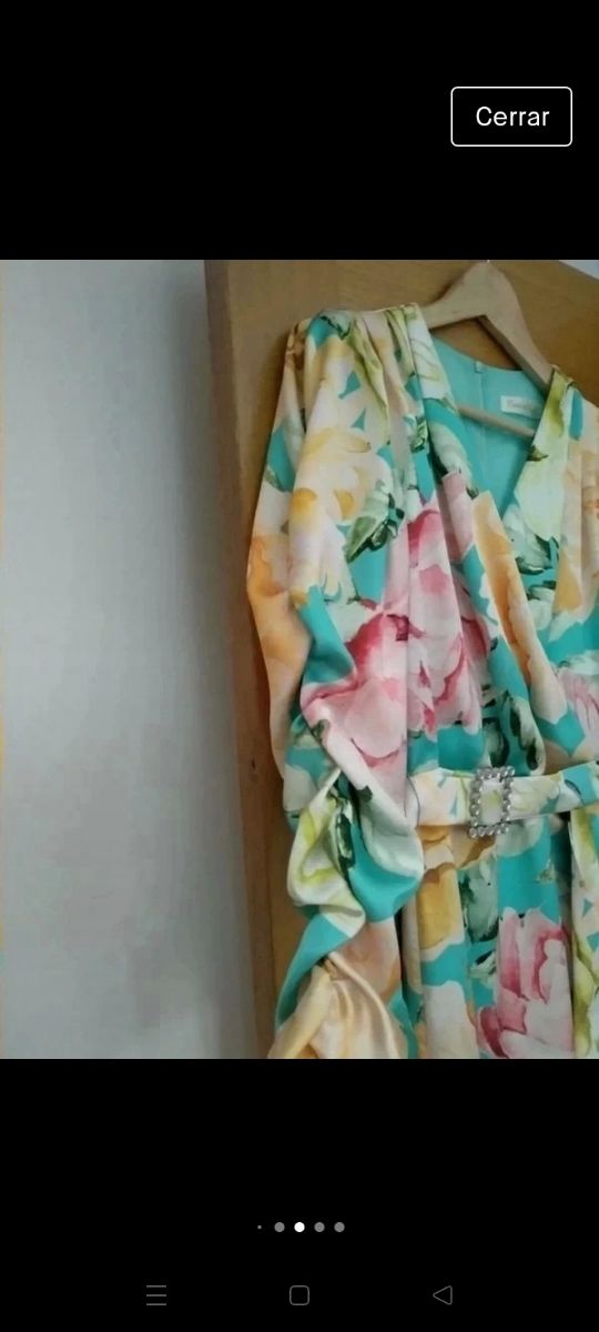 Vestido coctel de firma.Talla M