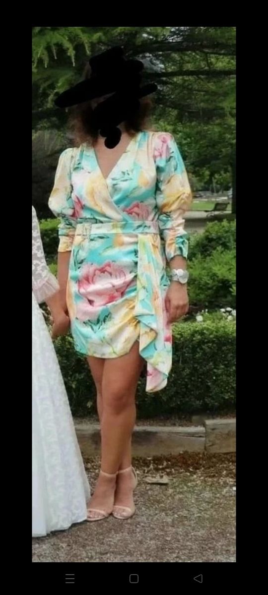 Vestido coctel de firma.Talla M