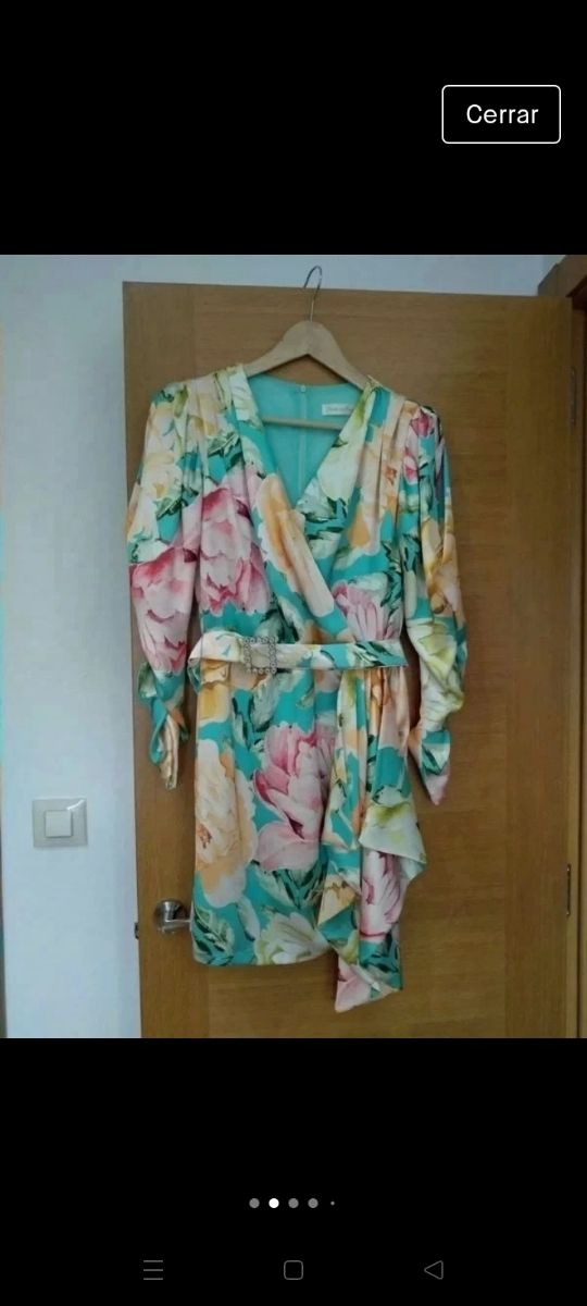 Vestido coctel de firma.Talla M