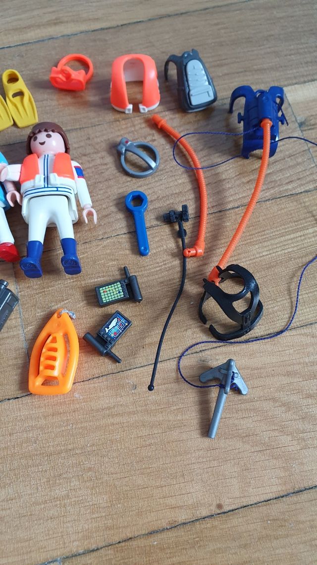 4 Playmobil +Accesorios