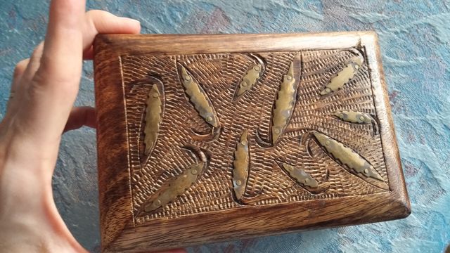 COFANETTO PORTAGIOIE IN ARTE POVERA