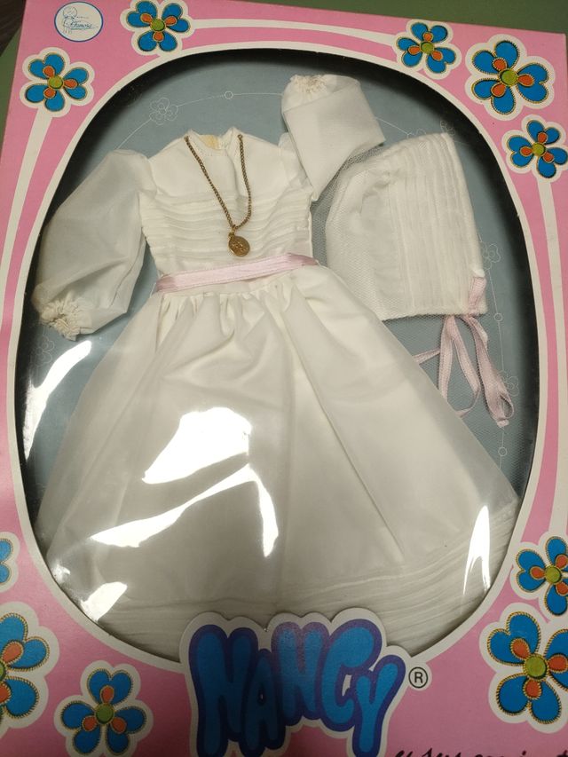TRAJE COMUNIÓN NANCY AÑOS 70 NUEVO EN CAJA ÚLTIMO