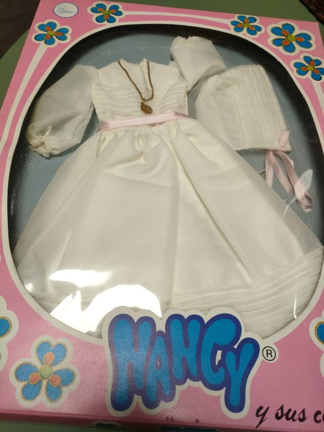 TRAJE COMUNIÓN NANCY AÑOS 70 NUEVO EN CAJA ÚLTIMO