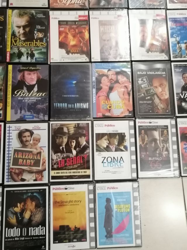 oferta lote 124 peliculas cine dvd