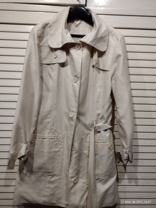 chaqueta tipo gabardina talla 38-40