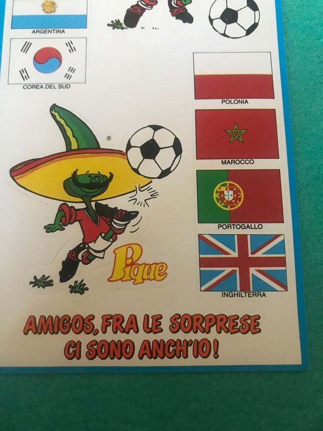 Adesivi Kinder sorpresa mexico 86 (A)