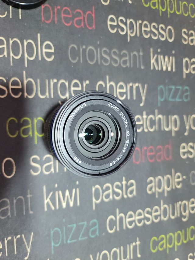 Objetivo cámara reflex Olympus