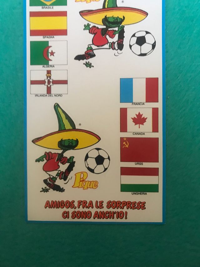 Adesivo Kinder sorpresa Mexico 86 (C)