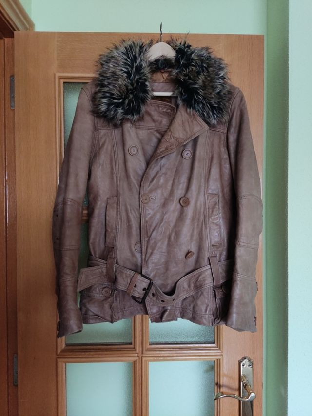 Chaqueta piel mujer