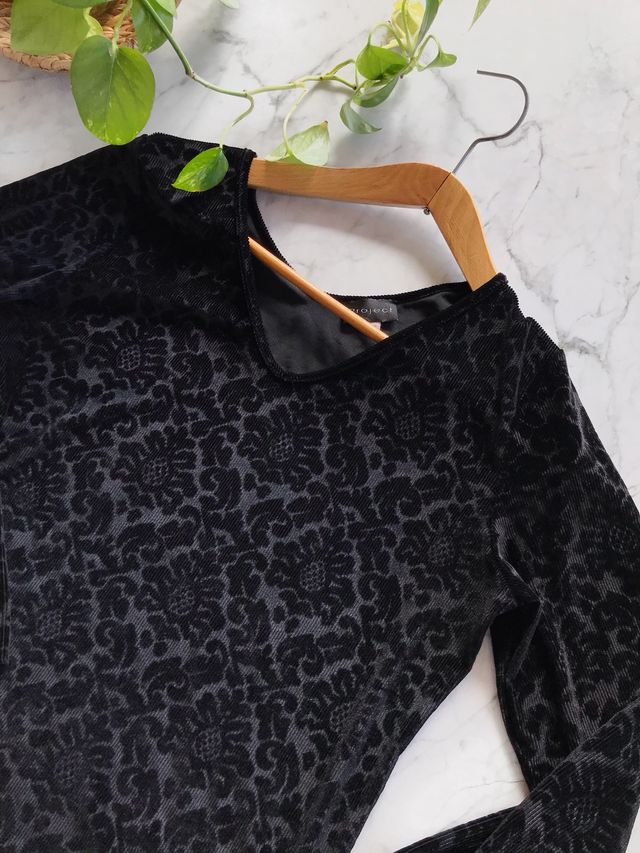 Maglia elegante in velluto a costine